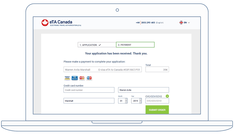 eTA Canada